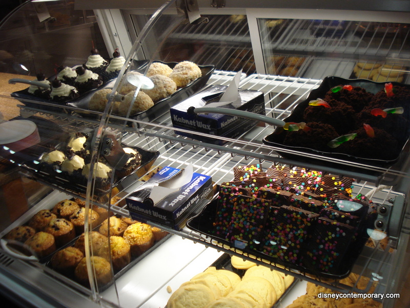 Contempo Cafe baked goods Disney's Contemporary Resort Fan Site