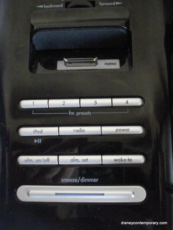 Alarm Clock controls